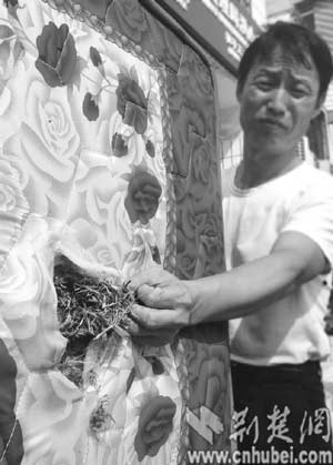 亮麗床墊“心”是稻草黑心棉