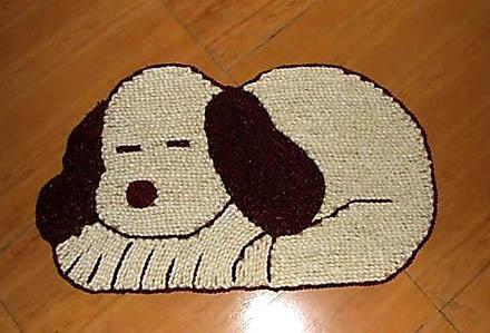 玉米皮編制地毯技術