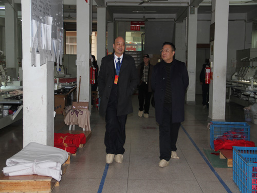 湖北省赤壁市市長江斌拜訪盛宇集團