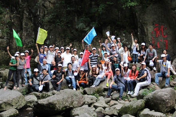 激流勇進,居夢萊團隊拓展一期培訓營之浙西大峽谷