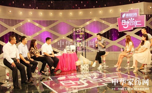 居夢萊家紡董事長顧平做客東方衛(wèi)視