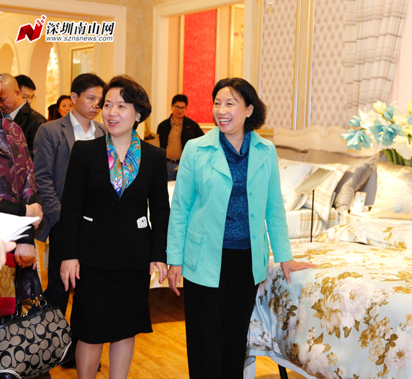 深圳市領導調研富安娜