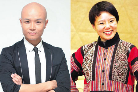 黃曉明李維嘉姜昆看異性明星也撞臉